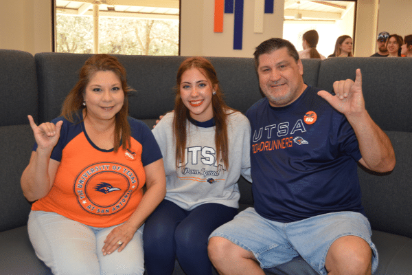 graduates at UTSA Commencement